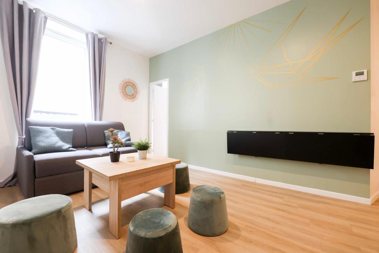 Green Apartment Near Montmartre And Opera Paris Luaran gambar
