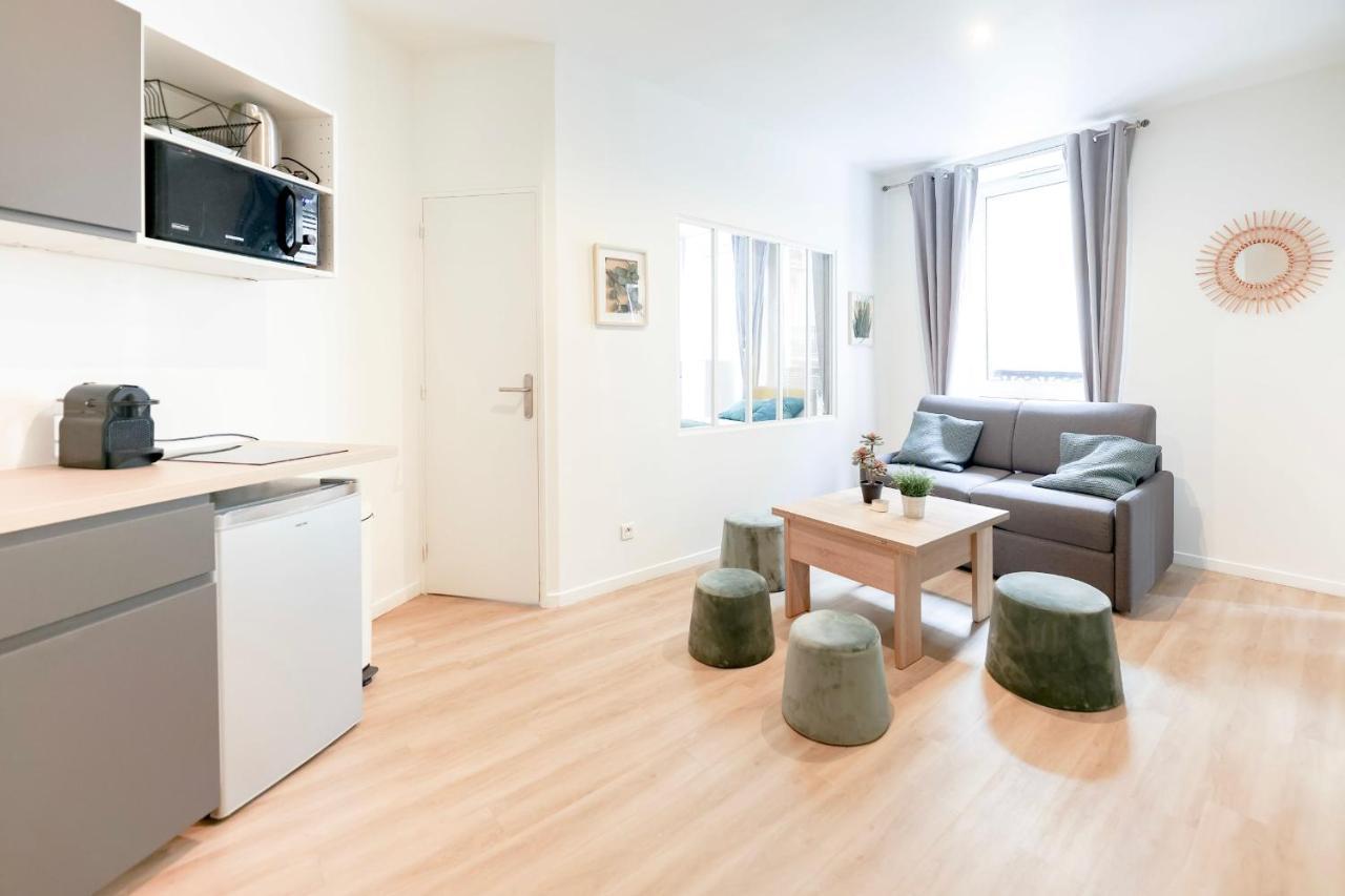 Green Apartment Near Montmartre And Opera Paris Luaran gambar