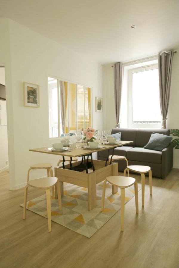 Green Apartment Near Montmartre And Opera Paris Luaran gambar